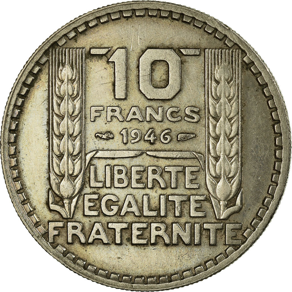 Münze, Frankreich, Turin, 10 Francs, 1946, SS, Copper-nickel, KM:908.1
