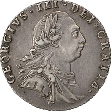 GREAT BRITAIN, 6 Pence, 1787, KM #606.1, AU(50-53), Silver, 2.96