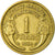 Moneda, Francia, Morlon, Franc, 1934, MBC, Aluminio - bronce, KM:885