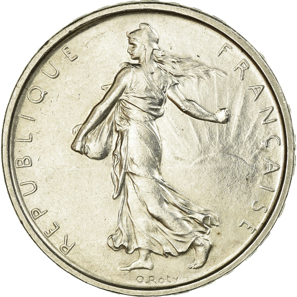 Moneta, Francia, Semeuse, 5 Francs, 1961, SPL-, Argento, KM:926, Gadoury:770