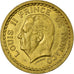 Monnaie, Monaco, Louis II, Franc, Undated (1943), TTB, Bronze-Aluminium