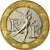 Coin, France, Génie, 10 Francs, 1991, EF(40-45), Bi-Metallic, KM:964.1