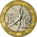Coin, France, Génie, 10 Francs, 1991, EF(40-45), Bi-Metallic, KM:964.1