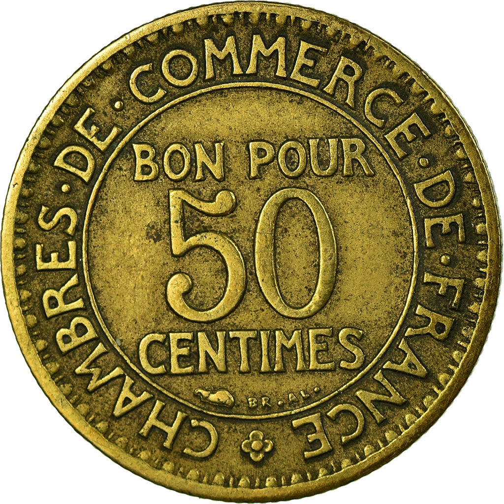 Coin, France, Chambre de commerce, 50 Centimes, 1927, EF(40-45)