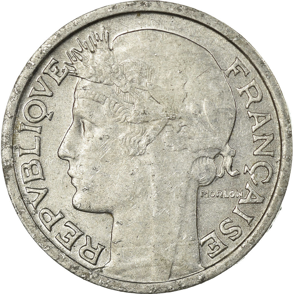 Coin, France, Morlon, 50 Centimes, 1944, Paris, EF(40-45), Aluminum, KM:894.1a