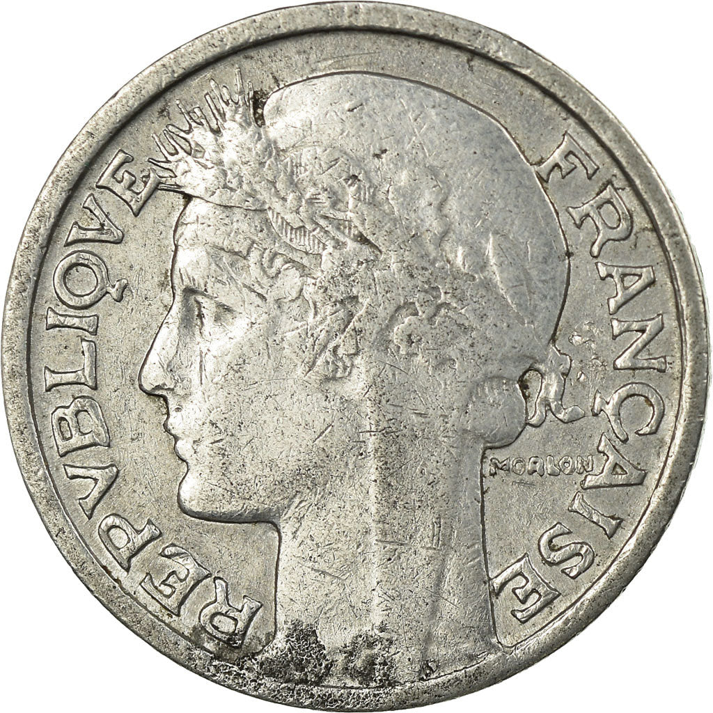 Coin, France, Morlon, 50 Centimes, 1945, Castelsarrasin, EF(40-45), Aluminum