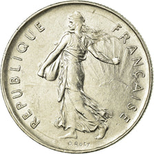 Coin, France, Semeuse, 5 Francs, 1977, Paris, EF(40-45), Nickel Clad