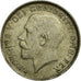 Coin, Great Britain, George V, 6 Pence, 1921, AU(50-53), Silver, KM:815a.1