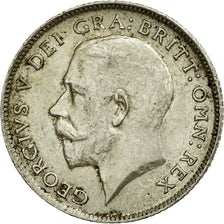 Coin, Great Britain, George V, 6 Pence, 1918, AU(55-58), Silver, KM:815