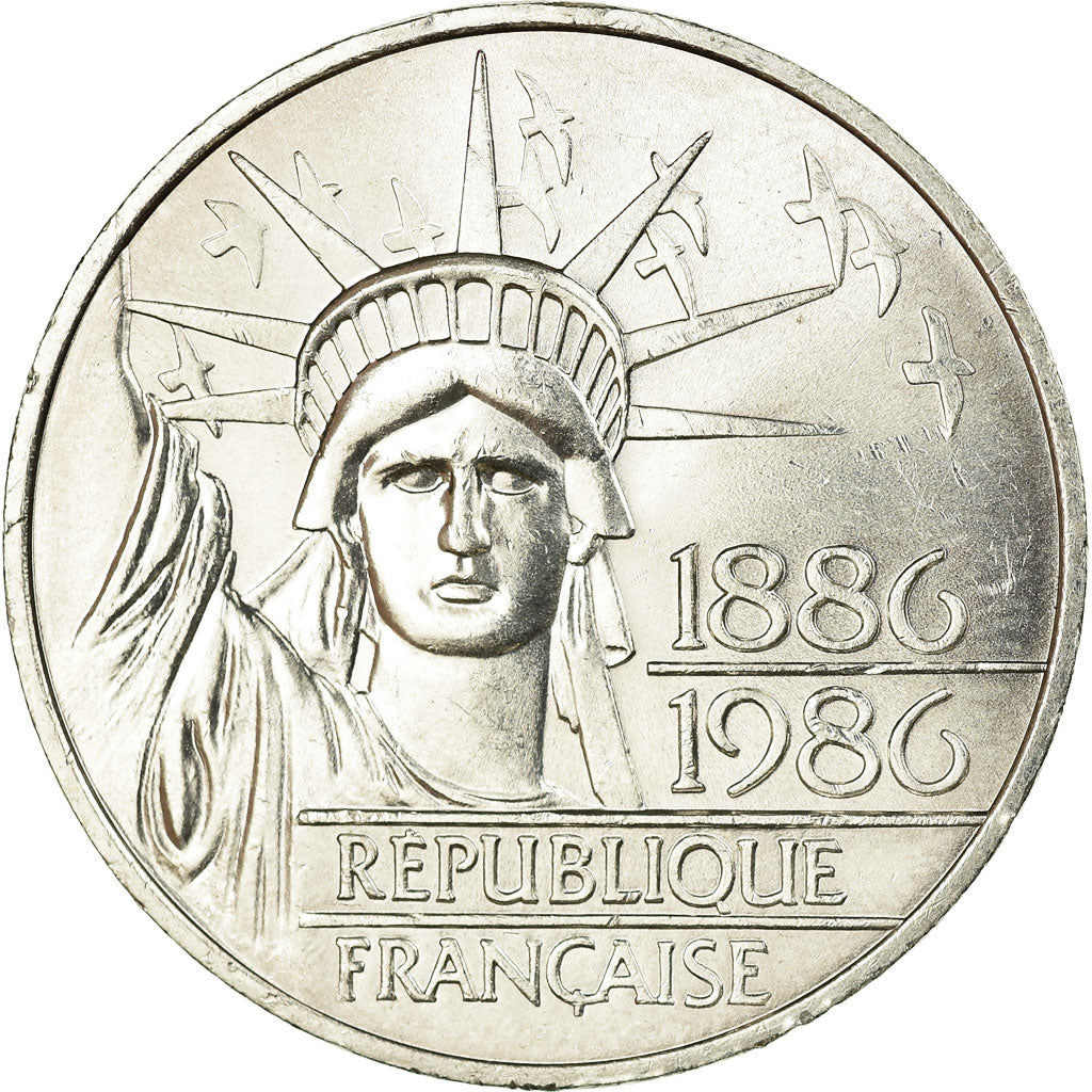 Monnaie, France, Statue de la Liberté, 100 Francs, 1986, SUP, Argent