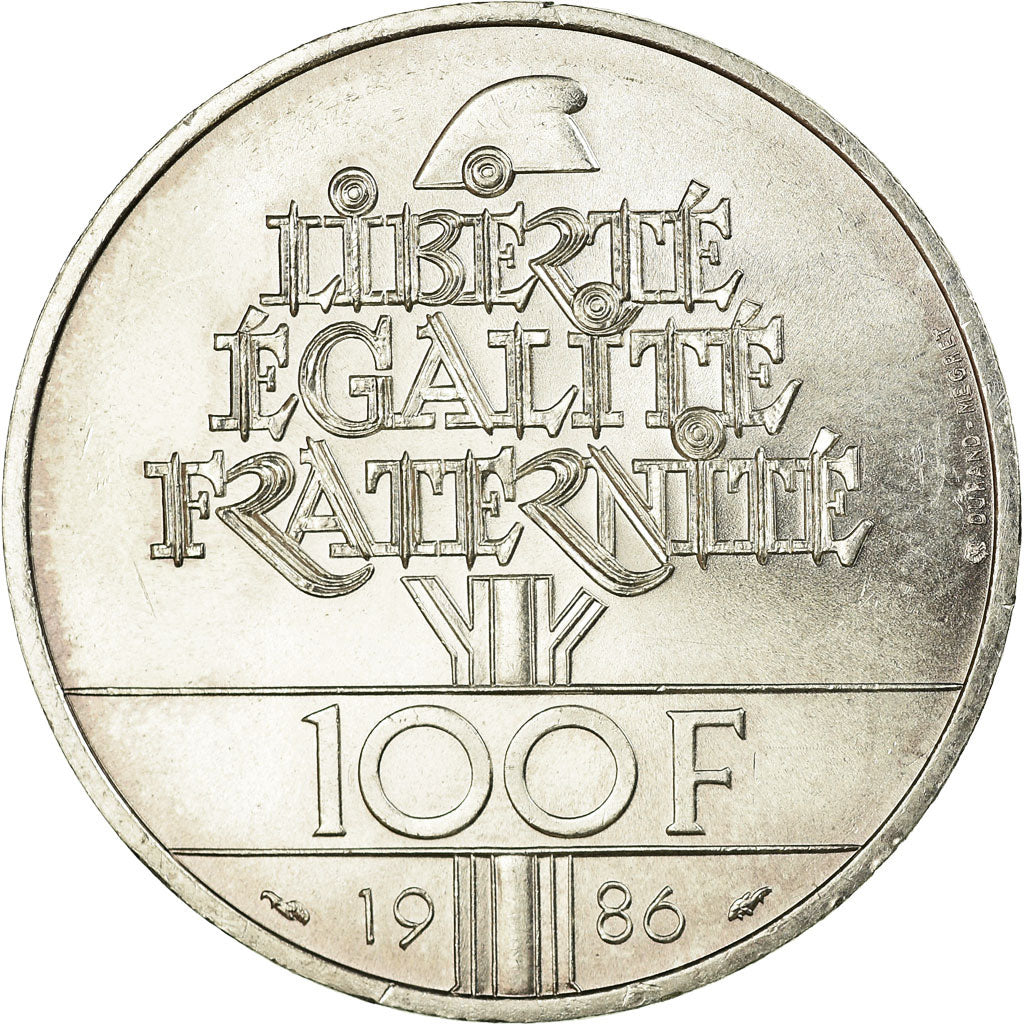 Monnaie, France, Statue de la Liberté, 100 Francs, 1986, SUP, Argent
