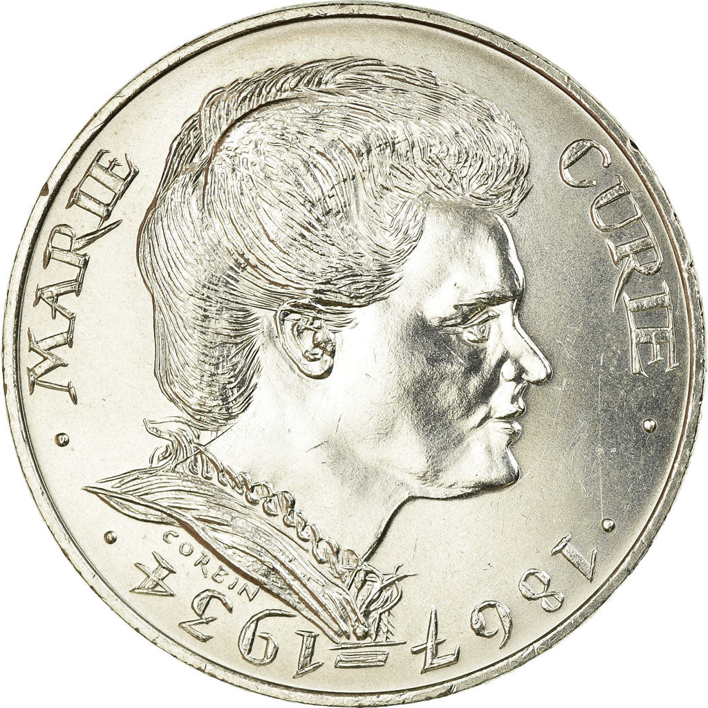 Coin, France, Marie Curie, 100 Francs, 1984, EF(40-45), Silver, KM:955