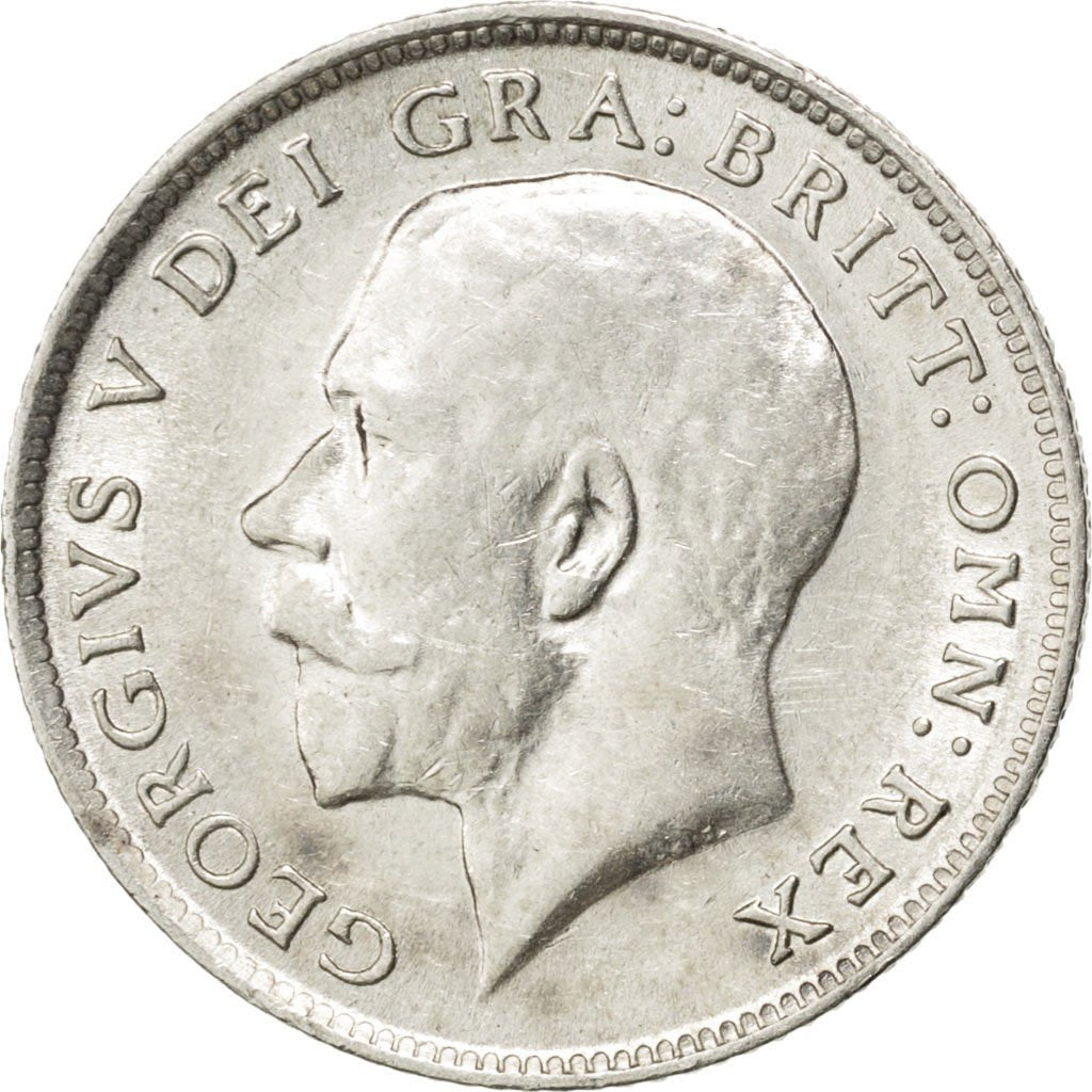 Great Britain, 6 Pence, 1917, KM #815, EF(40-45), Silver, 19.5, 2.80
