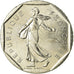 Münze, Frankreich, Semeuse, 2 Francs, 1988, VZ, Nickel, KM:942.1, Gadoury:547