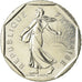Moeda, França, Semeuse, 2 Francs, 1989, AU(55-58), Níquel, KM:942.1