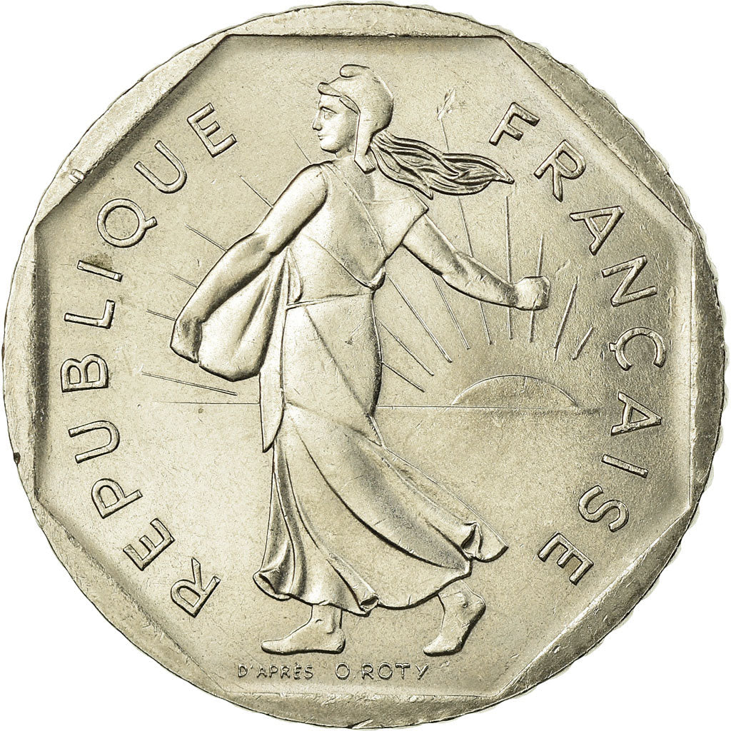 Moneda, Francia, Semeuse, 2 Francs, 1979, MBC, Níquel, KM:942.1, Gadoury:547