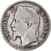 Moeda, França, 1 Franc, 1866, Paris, VF(20-25), Prata, KM:806.1, Gadoury:463