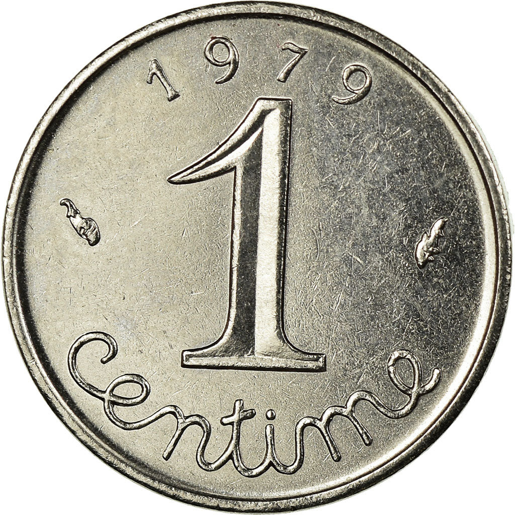 Munten, Frankrijk, Épi, Centime, 1979, Paris, ZF, Stainless Steel, KM:928