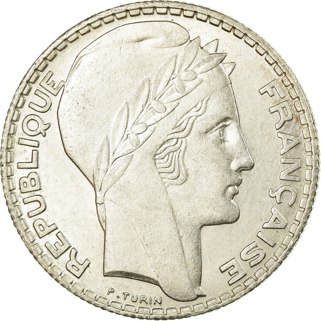 Monnaie, France, Turin, 10 Francs, 1938, Paris, TTB, Argent, Gadoury:801, KM:878