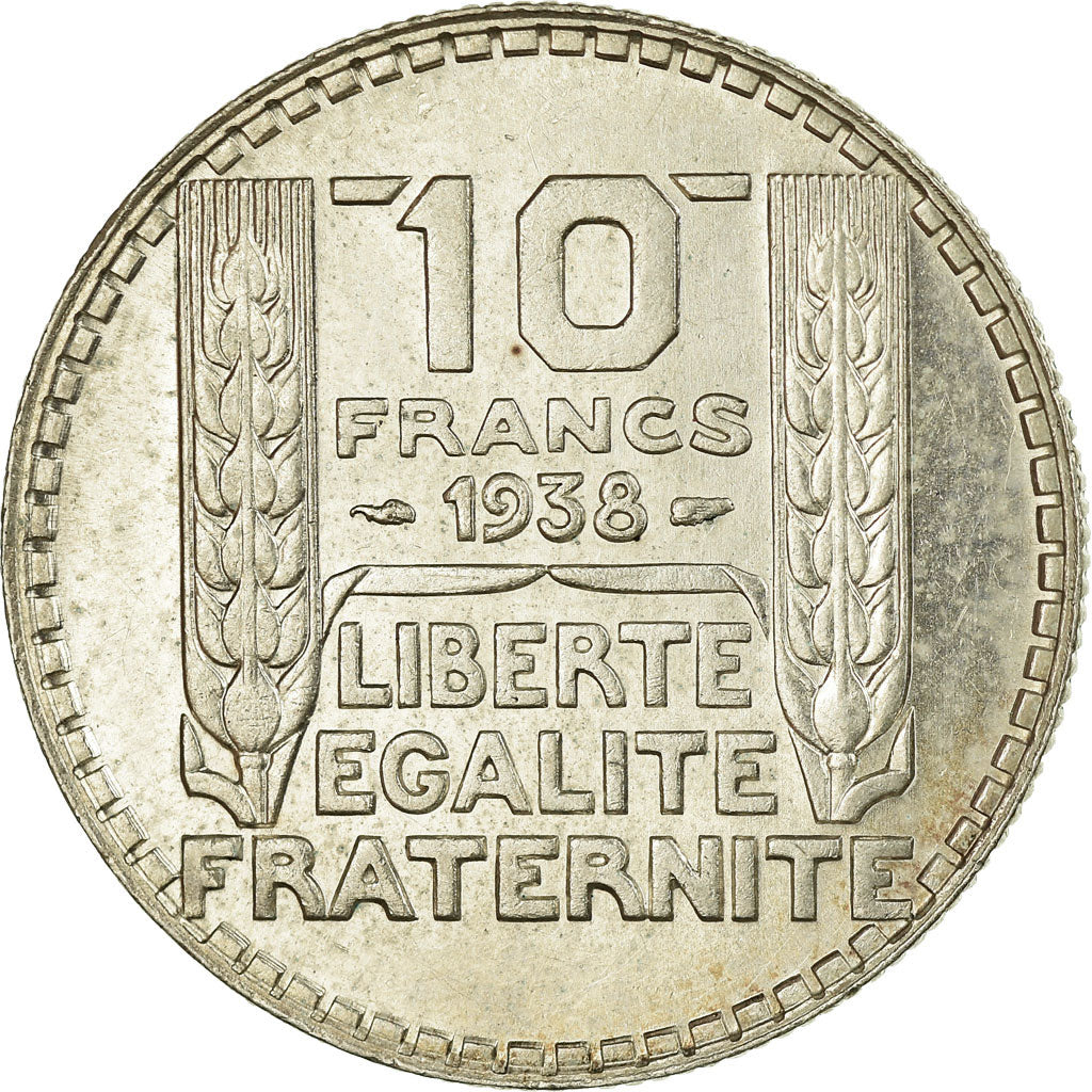 Monnaie, France, Turin, 10 Francs, 1938, Paris, TTB, Argent, Gadoury:801, KM:878