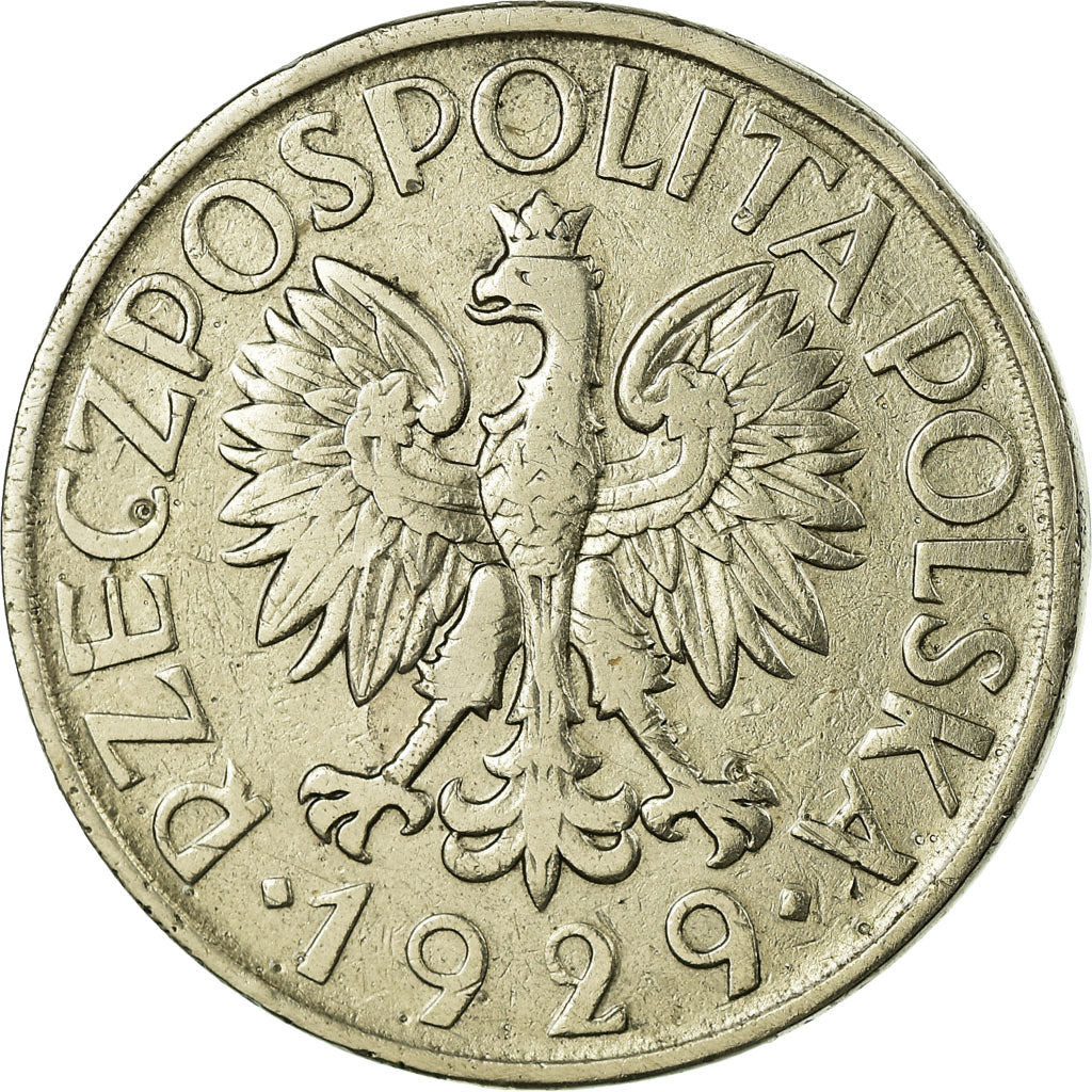 Münze, Polen, Zloty, 1929, Warsaw, SS, Nickel, KM:14