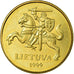 Munten, Lithouwen, 50 Centu, 1999, ZF, Nickel-brass, KM:108