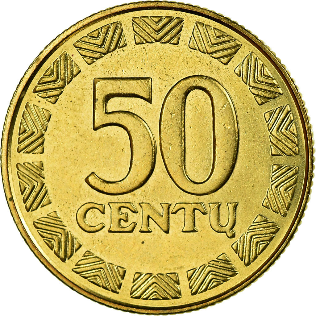 Monnaie, Lithuania, 50 Centu, 1999, TTB, Nickel-brass, KM:108