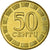 Moneda, Lituania, 50 Centu, 1999, MBC, Níquel - latón, KM:108