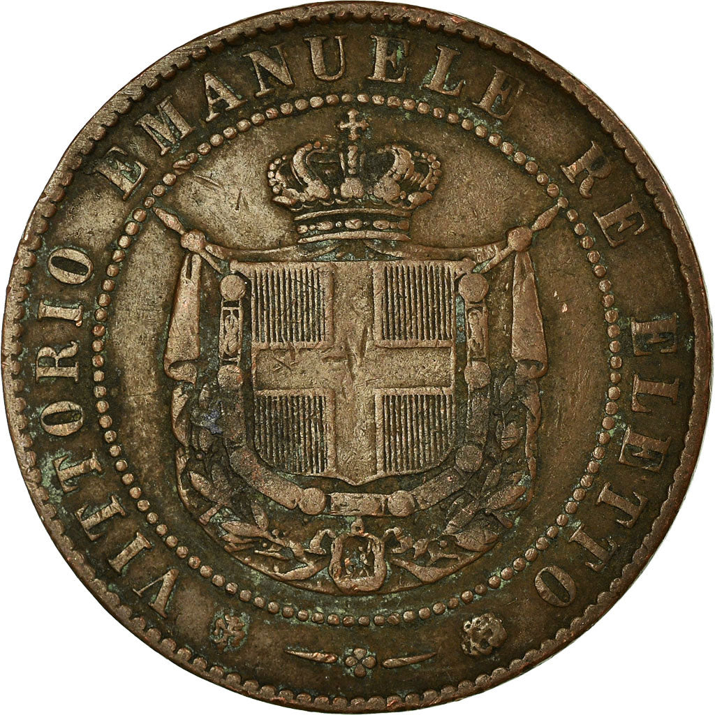 Coin, ITALIAN STATES, TUSCANY, Provisional Government, 5 Centesimi, 1859