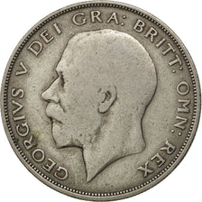 Coin, Great Britain, George V, 1/2 Crown, 1921, VF(20-25), Silver, KM:818.1a