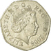 Coin, Great Britain, Elizabeth II, 50 Pence, 2008, EF(40-45), Copper-nickel