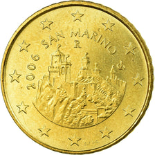 San Marino, 50 Euro Cent, 2006, AU(55-58), Brass, KM:445