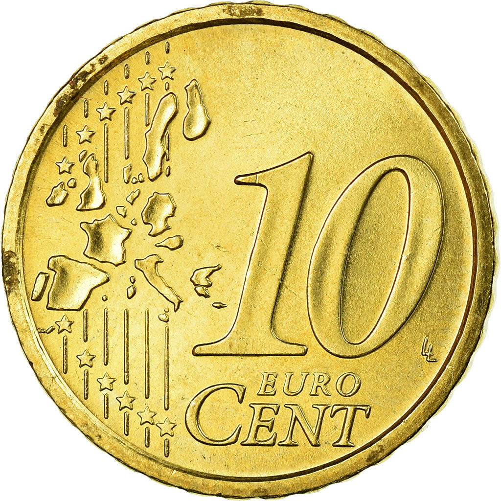 Munten, San Marino, 10 Euro Cent, 2007, Rome, PR, Tin, KM:443