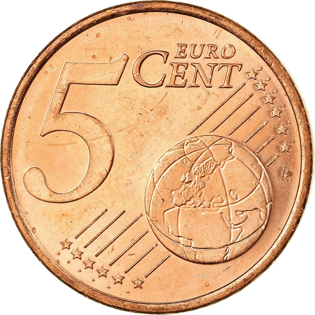 Monaco, 5 Euro Cent, 2001, AU(55-58), Copper Plated Steel, KM:169