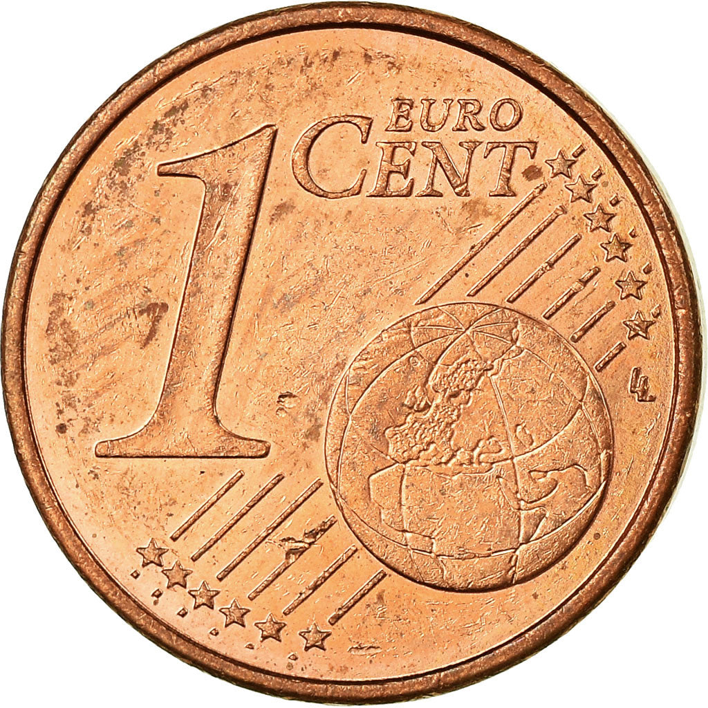 Monaco, Euro Cent, 2001, EF(40-45), Copper Plated Steel, KM:167