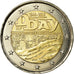 France, 2 Euro, D-Day, 2014, MS(63), Bi-Metallic, Gadoury:18, KM:New