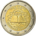 Francja, 2 Euro, Traité de Rome 50 ans, 2007, EF(40-45), Bimetaliczny
