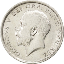 GREAT BRITAIN, 1/2 Crown, 1919, KM #818.1, AU(50-53), Silver, 32.3, 14.15