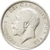 GREAT BRITAIN, 1/2 Crown, 1919, KM #818.1, AU(50-53), Silver, 32.3, 14.15