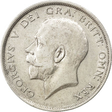 GREAT BRITAIN, 1/2 Crown, 1915, KM #818.1, EF(40-45), Silver, 32.3, 14.09