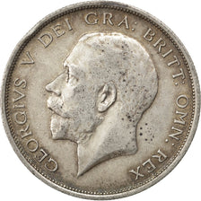 GREAT BRITAIN, 1/2 Crown, 1916, KM #818.1, EF(40-45), Silver, 32.3, 14.08
