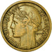 Moneda, Francia, Morlon, Franc, 1935, MBC, Aluminio - bronce, KM:885