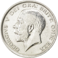 GREAT BRITAIN, 1/2 Crown, 1916, KM #818.1, EF(40-45), Silver, 32.3, 14.07