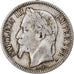 Moeda, França, 1 Franc, 1866, Paris, VF(30-35), Prata, KM:806.1, Gadoury:463