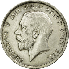 Coin, Great Britain, George V, 1/2 Crown, 1917, AU(50-53), Silver, KM:818.1
