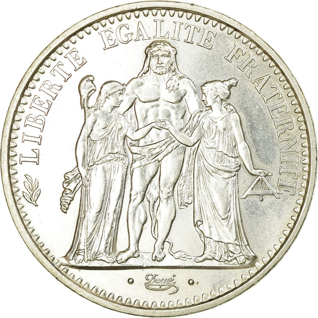 Coin, France, Hercule, 10 Francs, 1972, Paris, AU(55-58), Silver, KM:932