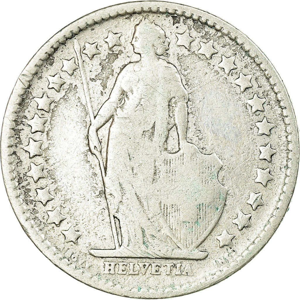 Coin, Switzerland, 1/2 Franc, 1905, Bern, VF(30-35), Silver, KM:23