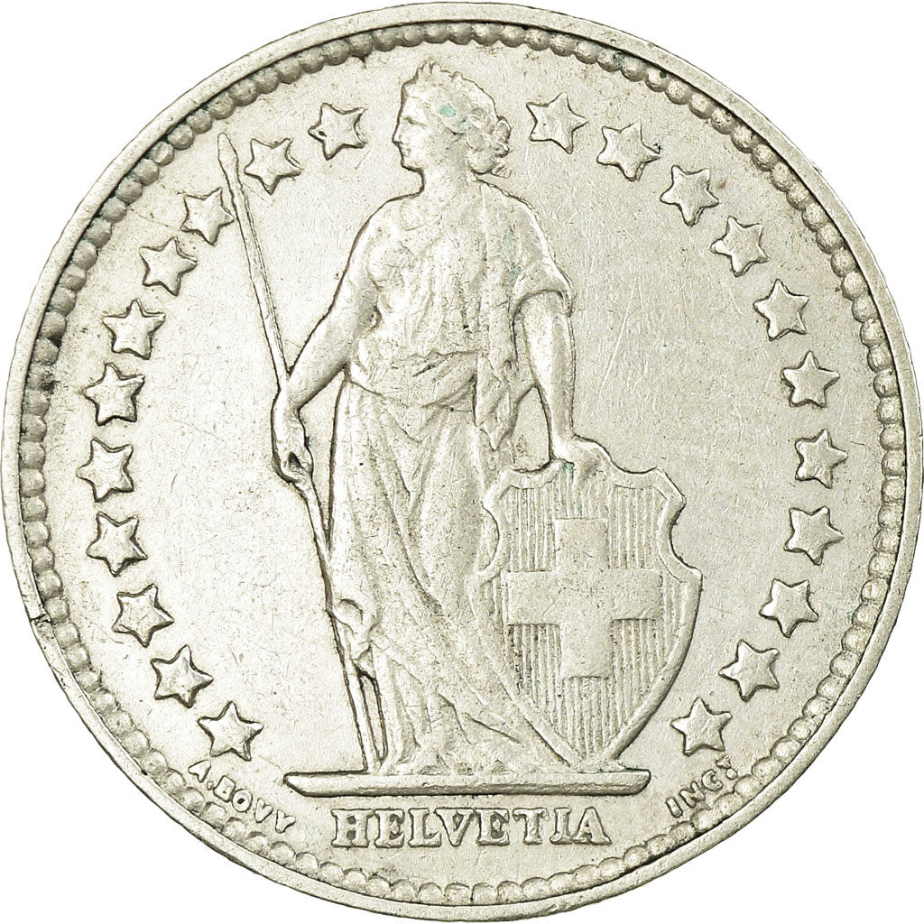 Coin, Switzerland, 1/2 Franc, 1909, Bern, EF(40-45), Silver, KM:23