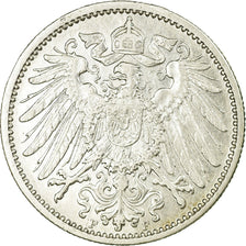 Coin, GERMANY - EMPIRE, Wilhelm II, Mark, 1906, Stuttgart, EF(40-45), Silver