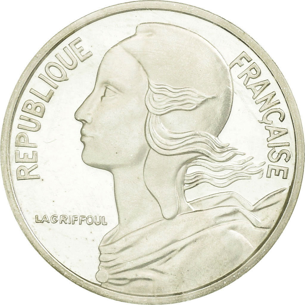 Coin, France, 5 Centimes, 1981, Paris, Piéfort, MS(65-70), Silver, KM:P687